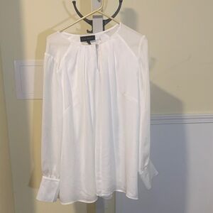 Lane Bryant Classic White Blouse